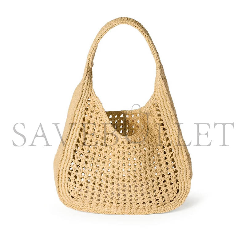 MIU MIU CROCHET-KNIT HANDBAG 5BC116 (44*31.5*8cm)